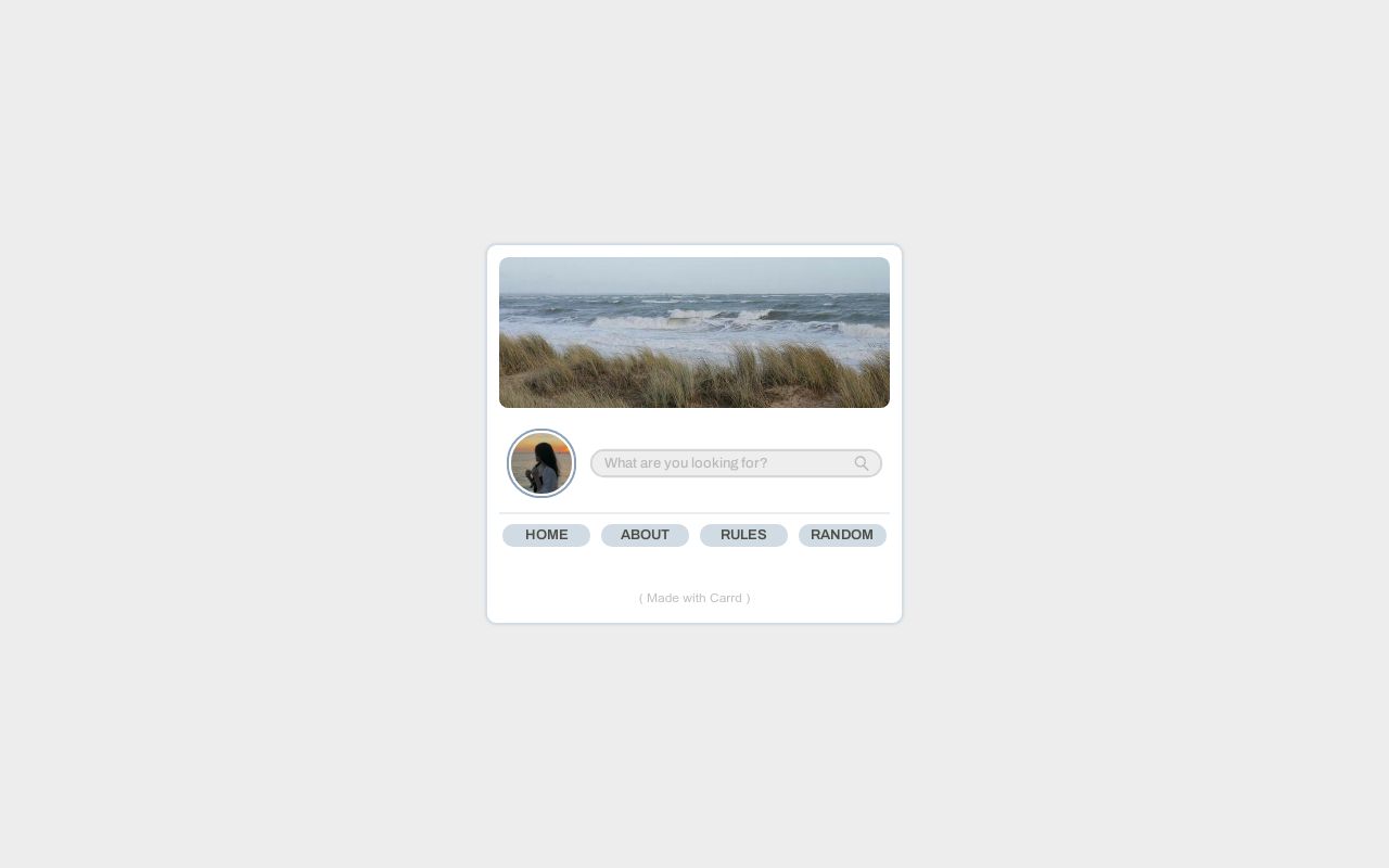 Carrd profile picture for @saves